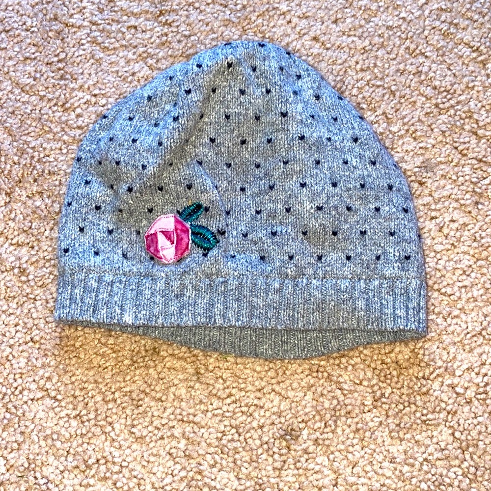 Girls Warm Gray Hat